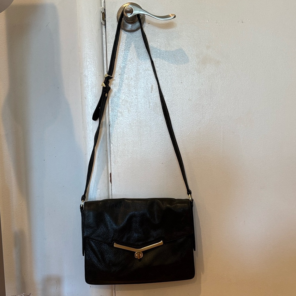 Botkier Black Leather Shoulder Bag